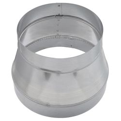 Imperial 10 in. D X 8 in. D Galvanized Steel Furnace Reducer and Increaser