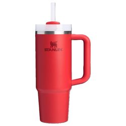 Stanley The Quencher H2.0 FlowState 30 oz Chili Red BPA Free Double-wall Vacuum Insulated Tumbler