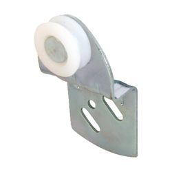 Prime-Line  7/8 in. Dia. x 1/3 in. L Mill  Nylon/Steel  Wardrobe Door Roller Assembly  2 pk 