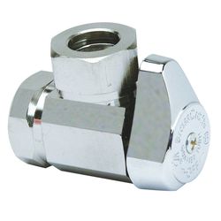 BrassCraft 1/2 in. FPT X 1/2 in. MPT Brass Angle Stop Valve
