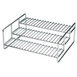 RSVP International Endurance Silver Stainless Steel 3 Tier Rack