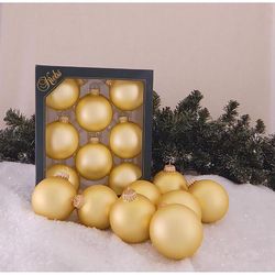 Christmas by Krebs Gold Velvet Ball Ornaments