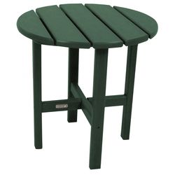 Ivy Terrace Classics Green Round HDPE Contemporary Side Table