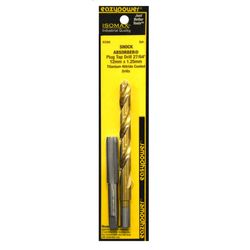 Eazypower Isomax 27/64 in. M2 Steel Drill and Tap Bit Set 2 pc