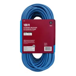 Ace Outdoor 100 ft. L Blue Extension Cord 14/3 SJTOW