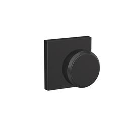 Schlage Bowery/Collins Matte Black Combined Passage Privacy Set 1-3/4 in.