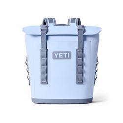 YETI Hopper M12 Big Sky Blue 20 can Backpack Cooler