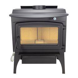 Pleasant Hearth EPA Certified 2200 sq ft Vintage Cord Wood Stove Hopper