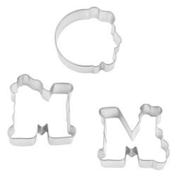 R&M International Silver Steel Cookie Cutter