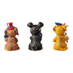 Glitzhome Dog Table Decor Resin 1 box