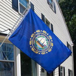 Valley Forge New Hampshire State Flag 0 in. H X 3 ft. W X 5 ft. L