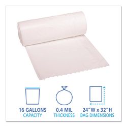 Boardwalk 16 gal Trash Can Liners 500 pk