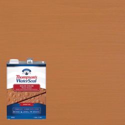 Thompson's WaterSeal Solid Desert Tan Water-Based Acrylic/Alkyd/Urethane Waterproofing Wood Stain an