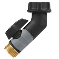 Orbit Pro Flo 3/4 in. Metal Threaded Female/Male Gooseneck Hose Adapter
