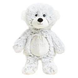Warmies Feel Better Bear Stuffed Animal White