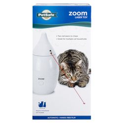 PetSafe Zoom For Cat White Plastic Laser Pet Toy Medium 1 pk