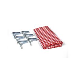 Coghlan's Red/White Tablecloth 72 in. W X 54 in. L 1 pk