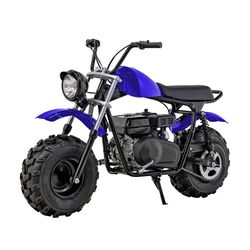 Massimo MB200S Gas Boys 19 in. D Mini Bike Blue