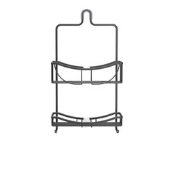 Better Living Venus 19.5 in. H X 4.5 in. W X 11 in. L Matte Black Shower Caddy