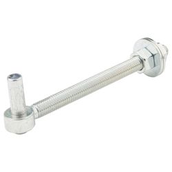 National Hardware Large Zinc-Plated Silver Steel 6.87 in. L Bolt Hook 1 pk