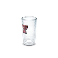 Tervis Collegiate 16 oz Clear BPA Free Texas Tech Red Raiders Tumbler