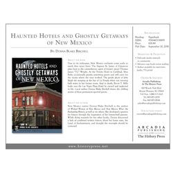 Arcadia Publishing Haunted Hotels and Ghostly Getaways of New Mexico History Book