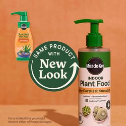 Miracle-Gro Succulent Liquid Cacti, Jade and Aloe Plant Food 8 oz