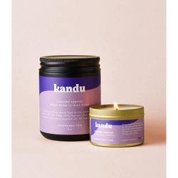 Matr Boomie Purple Lavender Cypress Scent Candle 3 oz