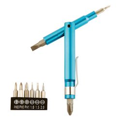 Home Plus Multi-Position Multi-Bit Screwdriver Set 10 pc