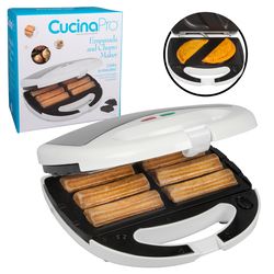 CucinaPro White Plastic/Teflon Empanada and Churro Maker