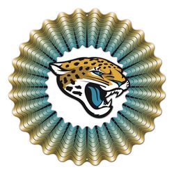 Spinfinity Designs Stainless Steel 12 in. Jacksonville Jaguars Wind Spinner