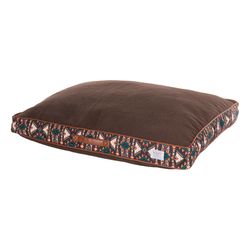 Hooey Brown Poly Cotton Beluga Pet Bed 0.88 in. H X 35 in. W X 50 in. L