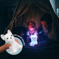 Globe Electric Manual Battery Powered Bull Dog LED Night Light