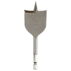 Milwaukee 1-1/2 in. D X 4.5 in. L Flat Boring Auger Bit Carbon Steel 1 pc