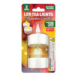 Magic Seasons White No Scent LED Flameless Tea Lights