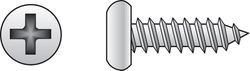 HILLMAN No. 8 Ga. X 1-3/4 in. L Phillips Pan Head Sheet Metal Screws 100 pk