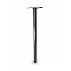 Architectural Mailboxes Pacifica 51 in. Powder Coated Black Galvanized Steel Mailbox Post