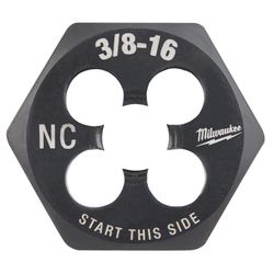 Milwaukee SAE 3/8-16 in. 1 Hex Threading Die