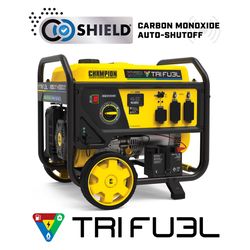 Champion Tri Fuel 6500 W Portable Generator