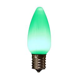 Holiday Bright Lights LED PS C9 Green 25 ct Christmas Light Bulbs