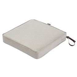 Classic Accessories Montlake Heather Gray Polyester Seat Cushion 3 in. H X 19 in. W X 19 in. L