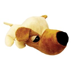 Digger's FatHedz For Dog Multicolored Plush Goldy Dog Toy 1 pk