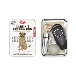 Kikkerland Kobe Welcome To The Family New Dog Care Kit ABS/PVC/Iron/Aluminium/Paper 5 pk