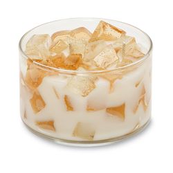 Primal Elements Tan/White Cinnabun Scent 2 Wick Candle
