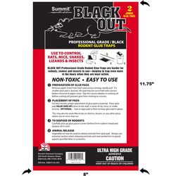 Summit BlackOut Non-Toxic Glue Pad Glue Pad For Mice and Rats 1 each 2 pk