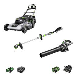 EGO Mower with String Trimmer & Blower