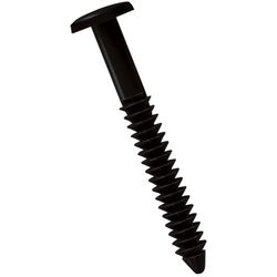 Builders Edge Shutter Lok 3/8 in. in. X 3 in. L Hammer Oval Head Coarse Plugs