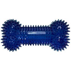 Petsport Tiny Tots For Dog Assorted TPR Gorilla Spiky Bone Chew Dog Toy Regular 1 pk