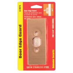 Prime-Line 4.5 in. H x 1 in. L Brushed Stainless Steel Stainless Steel Door Edge Reinforcer