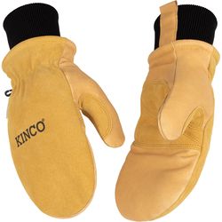 Kinco M Premium Pigskin Cold Weather Black/Gold Mittens
